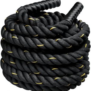 Yalla HomeGym, Battle Rope, 38mm diameter, 9m, 12m, 15m lengths, commercial-grade quality, dynamic exercises