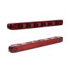 YALLA HomeGym Red Wall Mount 6 Billiard Pool Cue Sticks Holder Rack
