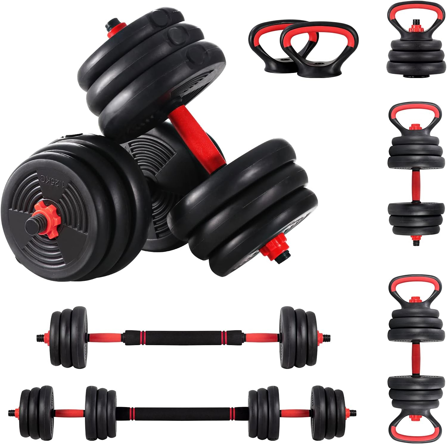 Adjustable Dumbbells Barbell Set