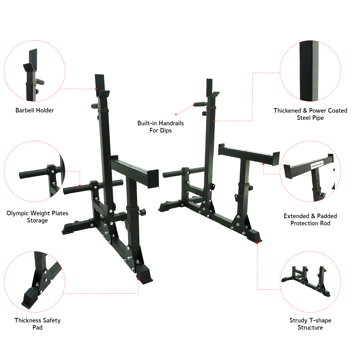 Bench Press Squat Rack Stand